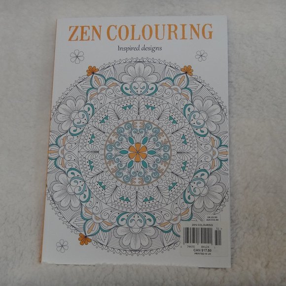 Other - ZEN COLORING BOOK INSPIRED DESIGNS APPROX 60 PAGES